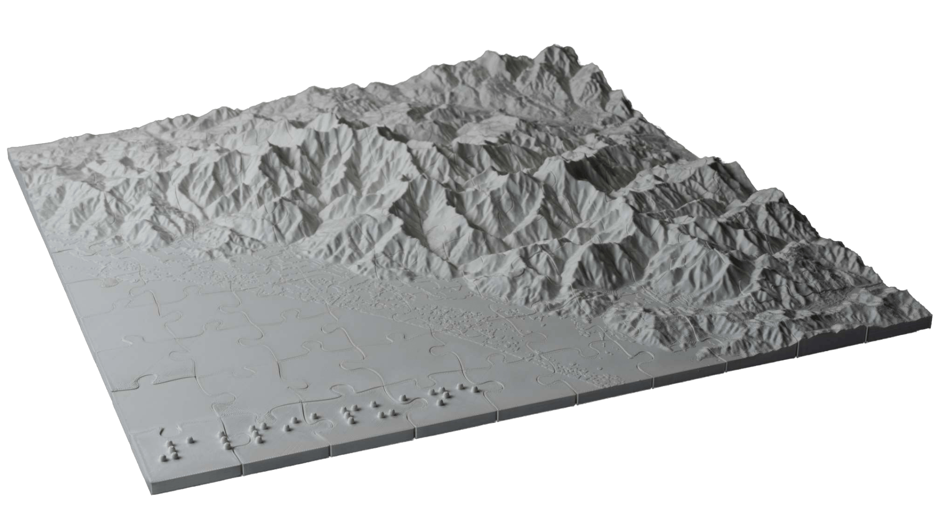 Puzzle 100 pezzi 3d apuan alps